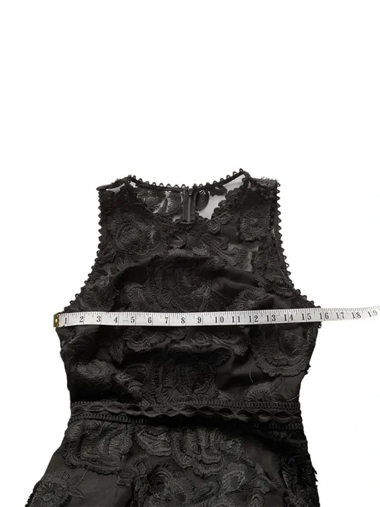 Reiss Adia Fit And Flare Lace Black Dress, size US 4 - Picture 11 of 14